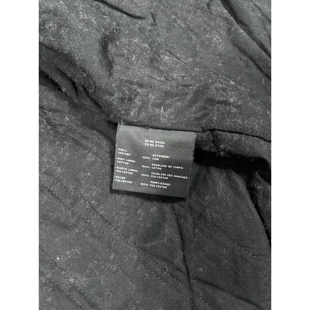 Marc New York by Andrew Marc Distressed Heavy Leather Jacket Men's Size Large